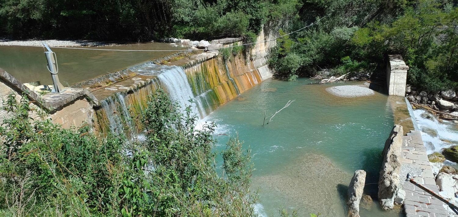 Ripristino di tre briglie sul torrente Boite 1 briglia valle 8de26f3e