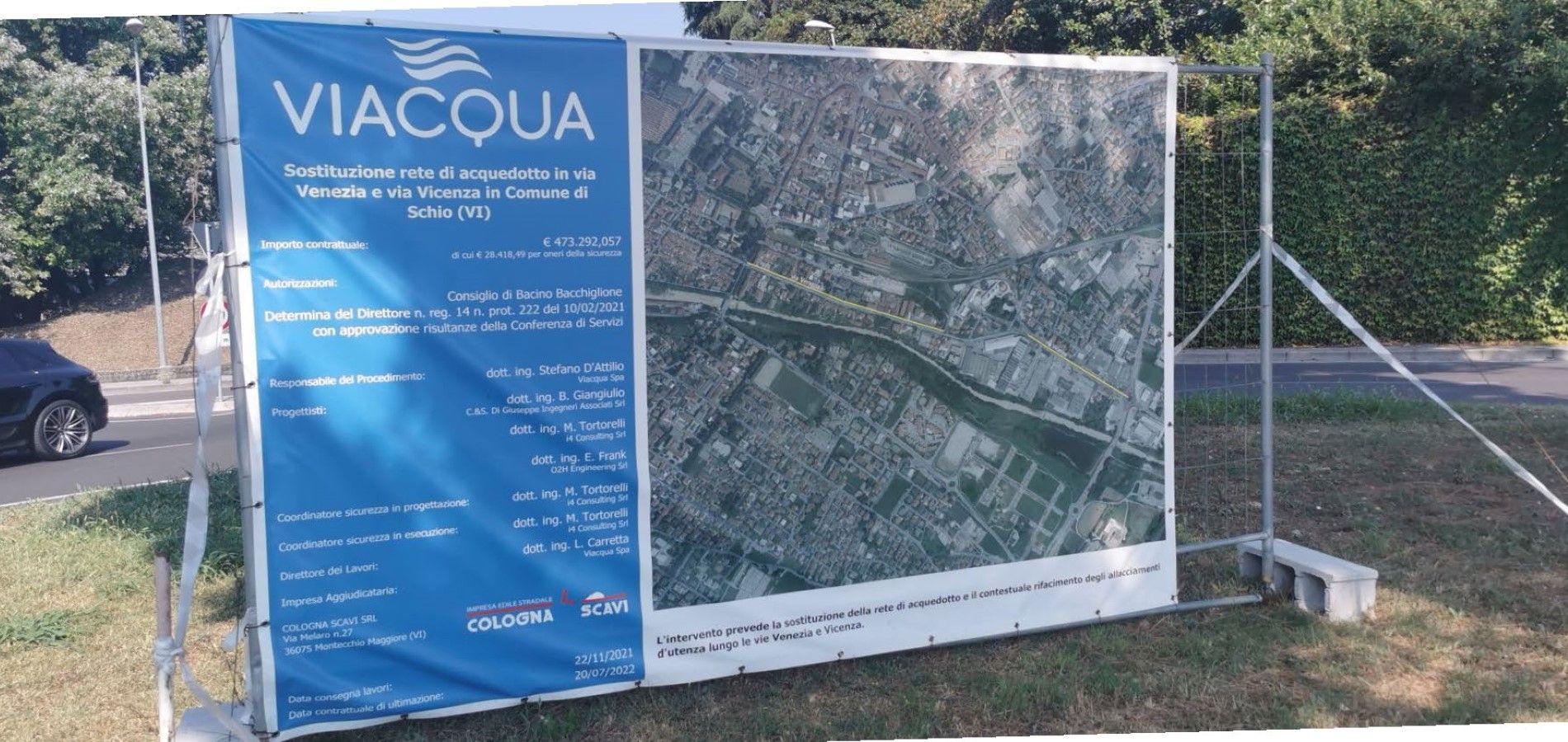 cartello di cantiere