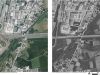 Inquadramento su ortofoto attuale e storica