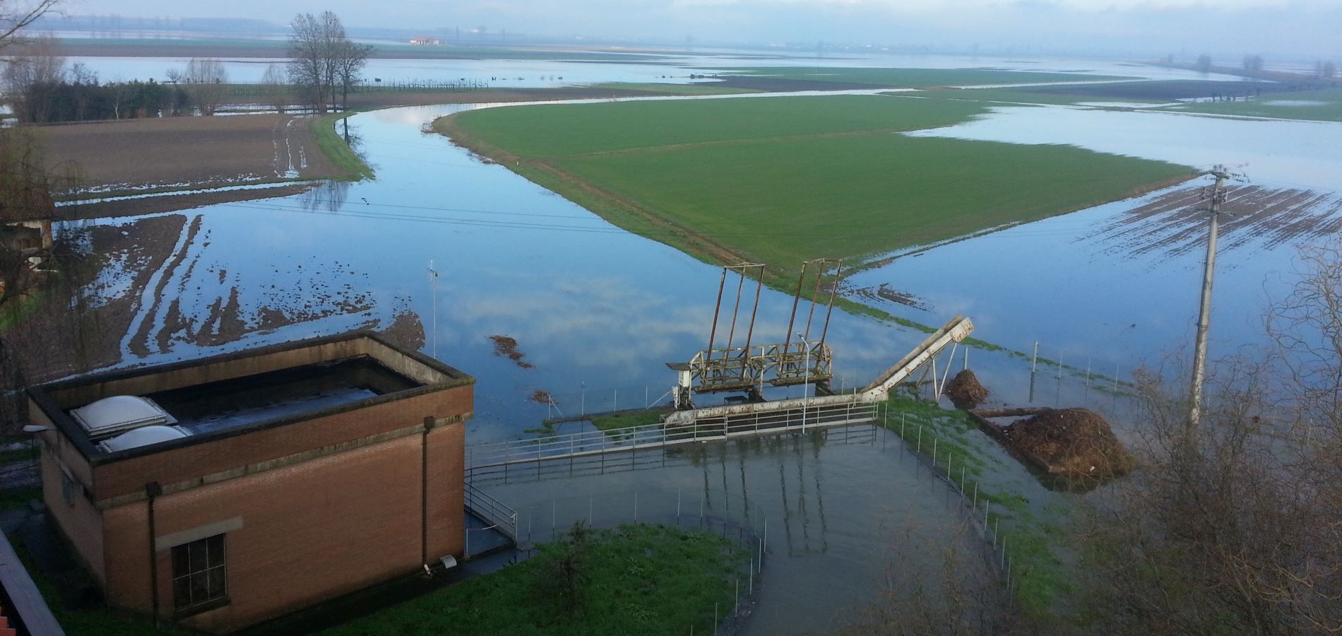 Scolmatore di piena dei canali Gorzon Medio e Inferiore nel F. Adige 5 impianto