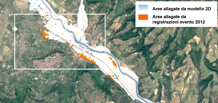 Interventi per la laminazione delle piene del Fiume Paglia 6 Taratura modello idraulico