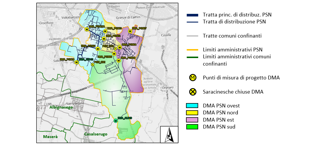 Riduzione delle perdite idriche di acquedotti gestiti da acquevenete 5 rete